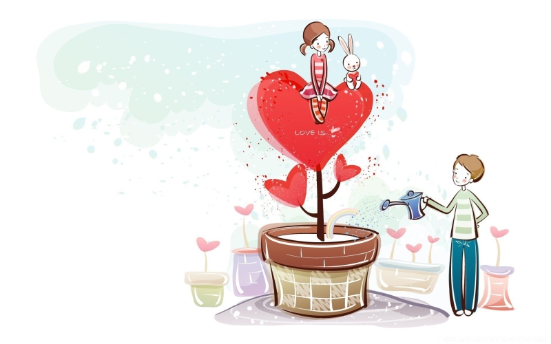 Красивая картинка к 14 февраля - день Святого Валентина