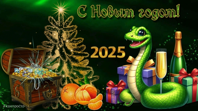 С новым Годом Змеи 2025