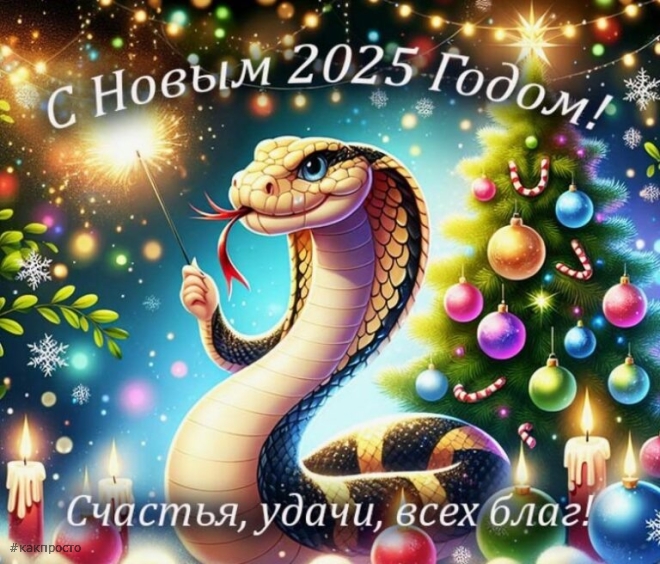 С новым Годом Змеи 2025