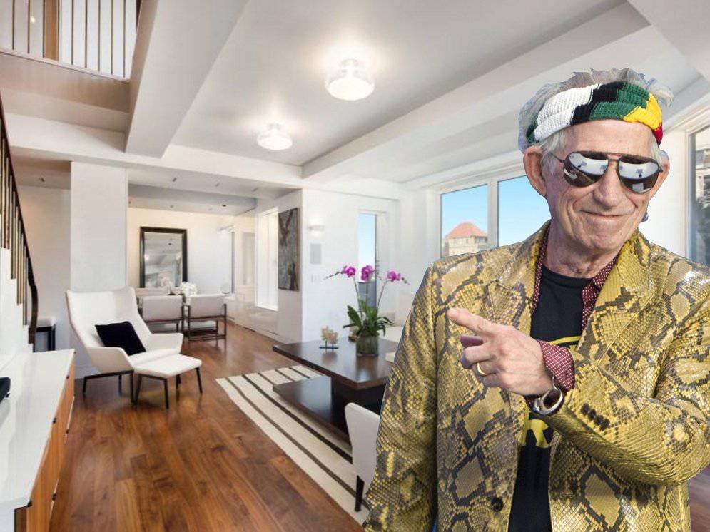 Пентхаус легендарного гитариста Rolling Stones в Нью-Йорке, стоимостью 12 млн. долларов